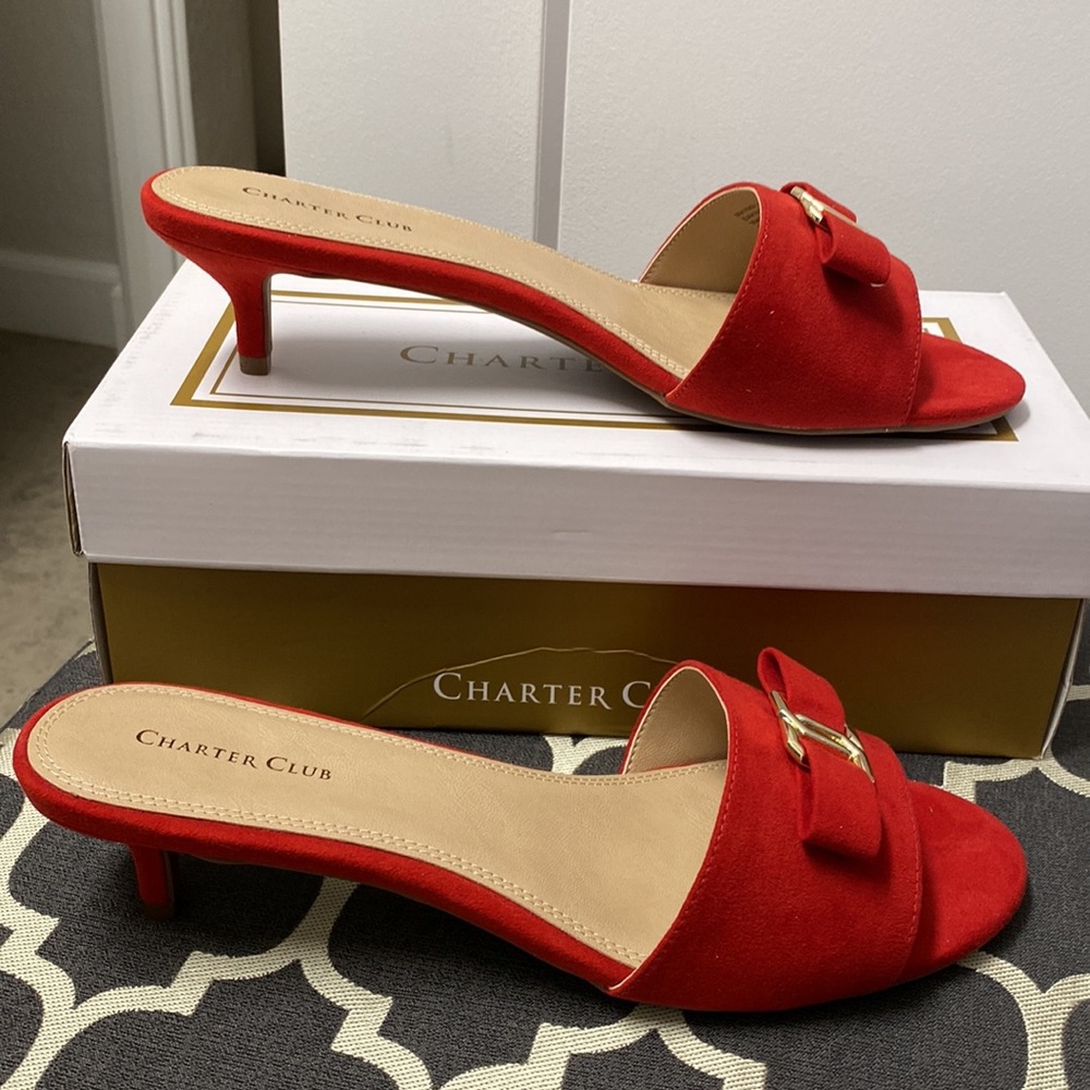 Charter Club Tessaa Dress Slide Sandals